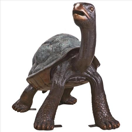 Design Toscano The Curious Tortoise Cast Bronze Turtle Garden Statue DK2188
